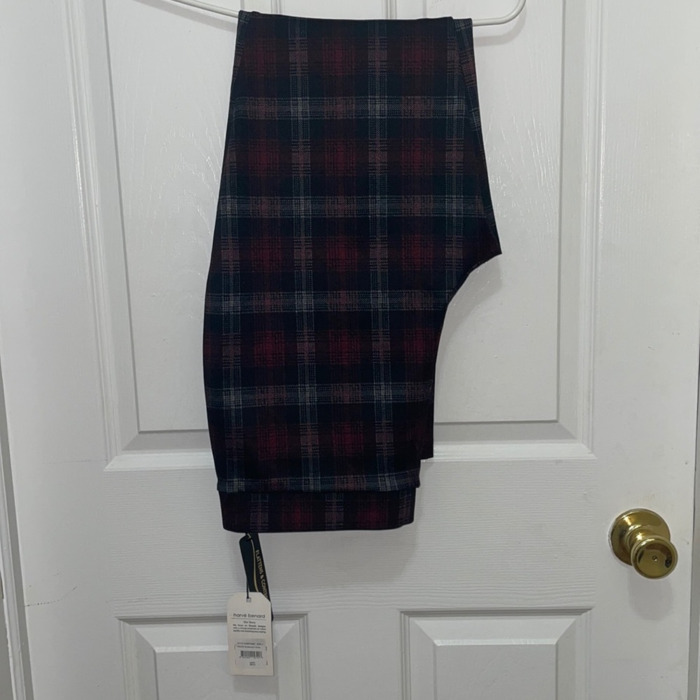Plaid checker trousers/chinos